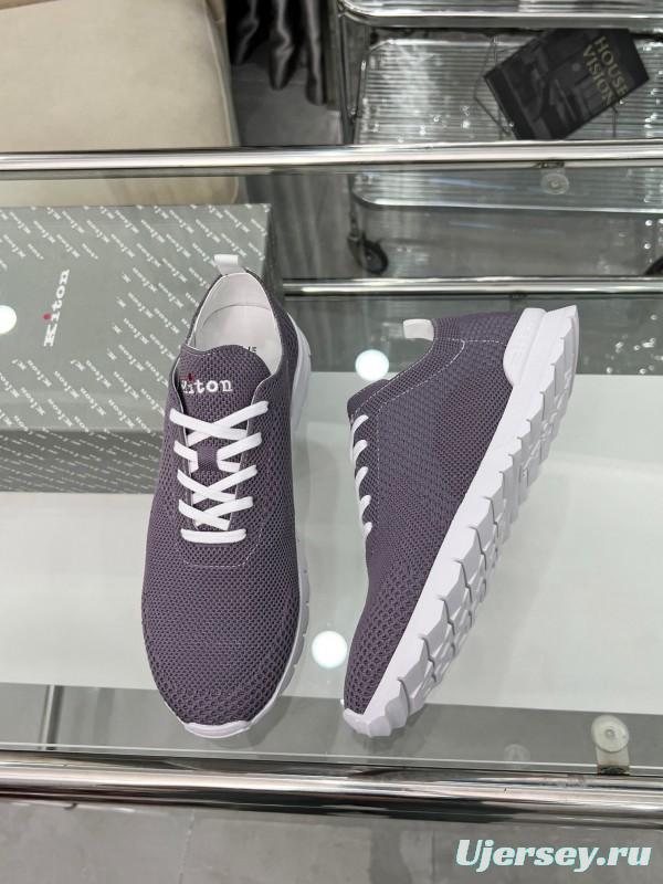 Kiton Four Seasons Classic Casual Knit Shoes - KFY00300