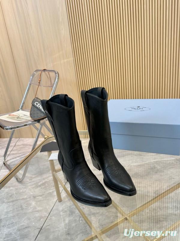 Prada Classic Pointed Boots 2025 SS - LY00370/LY00440