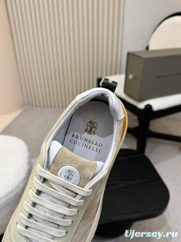 Brunello Cucinelli Casual Sneakers with Seasonal Colors and Leather Lining - KFY00320