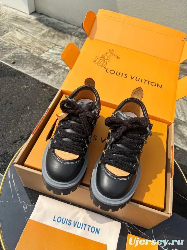 Louis Vuitton REMIX Lace-Up Derby Hiking Shoes - LY00340