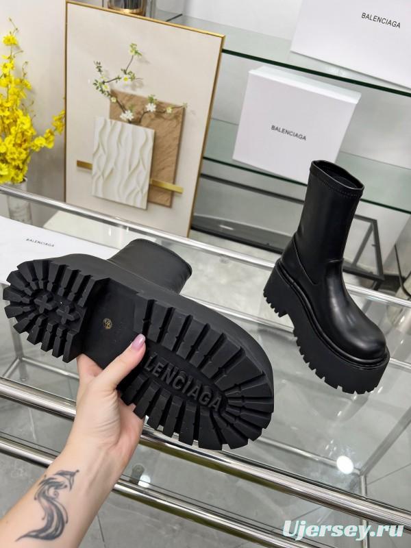 Balenciaga 2025/SS Autumn Winter Platform Ankle Boots Heavy Craftsmanship - LY00350