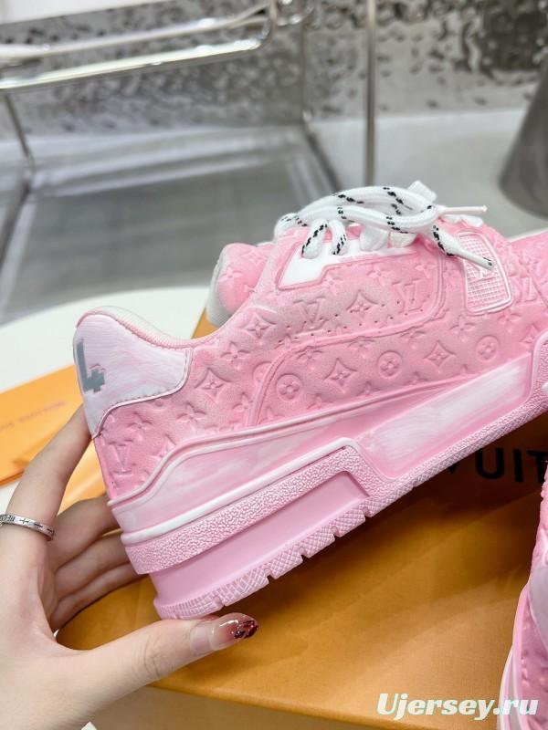 Louis Vuitton LV Trainer Basketball Series Washed Sneakers - LY00430