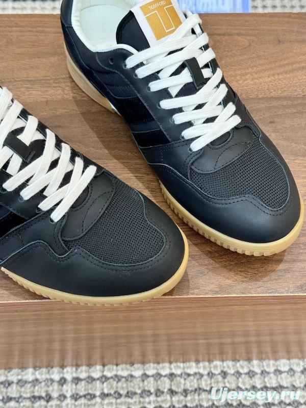 TOM FORD 2025 SS Casual Shoes with Classic Color Blocking and Imported Leather Insole - AS00350