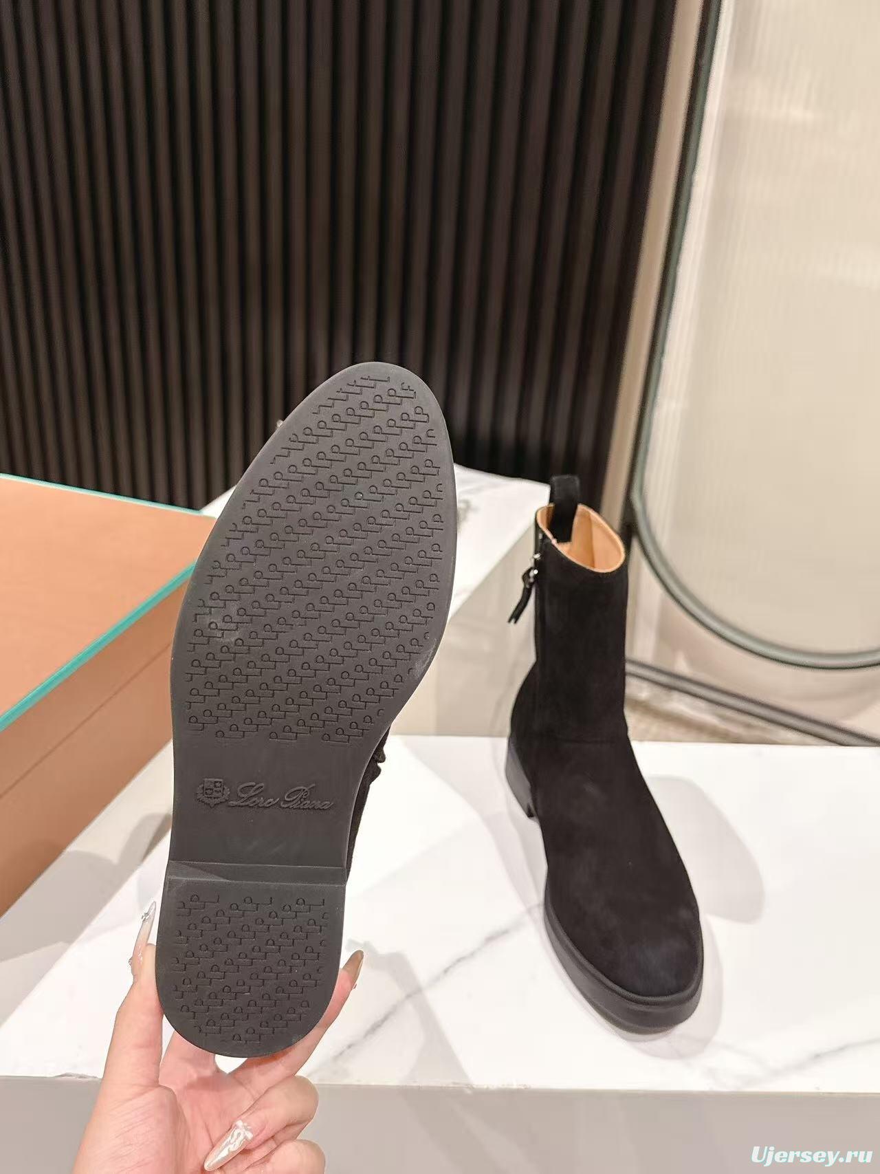 Loro Piana Fall/Winter 2025 Old Money Style Ankle Boots - LY00370/LY00410