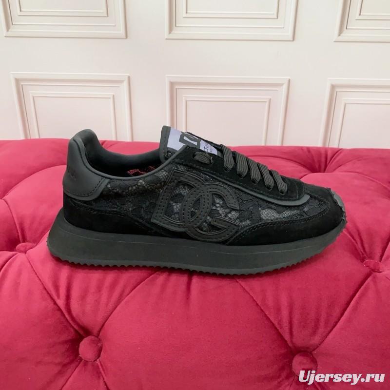 Dolce & Gabbana 2025/SS New Collection Luxury Embroidered Logo Sneakers - AS00300