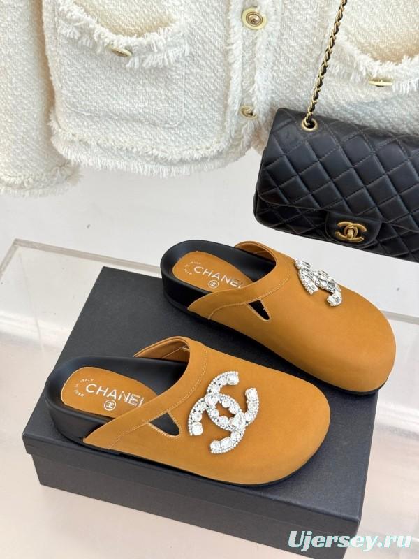 Chanel Classic CC Crystal Birkenstock Sandals - KFY00280