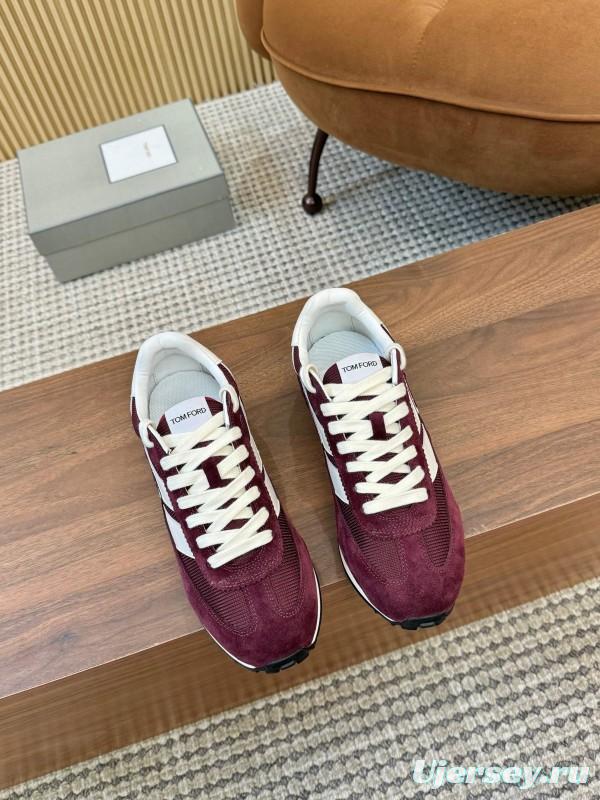 TOM FORD 2025 SS Fashion Casual Shoes with Classic Color Blocking and Imported Leather Insole - AS00350