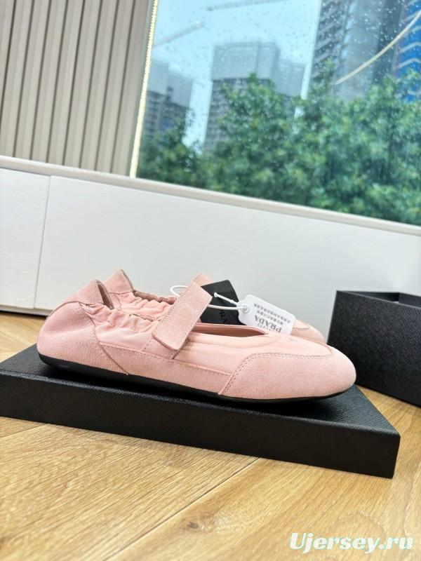 Prada 2025 SS Metal Toe Thin Sole Training Shoes Casual Shoes - LY00260