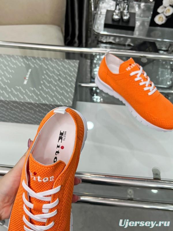 Kiton Four Seasons Classic Casual Knit Shoes - KFY00300