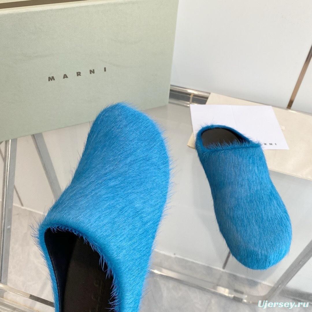 Marni 2025/SS Pony Hair Loafer Shoes - LY00