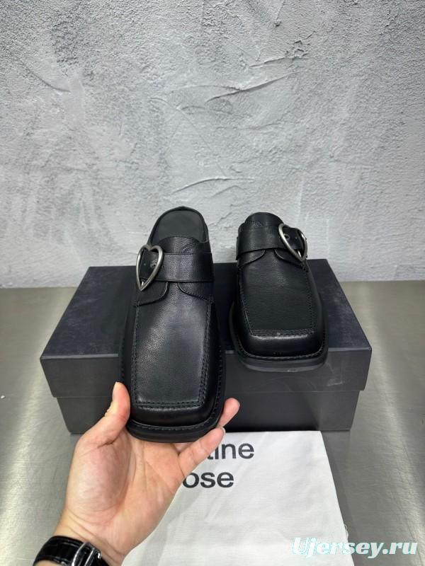 Adidas 2025 SS Square Toe Derby Shoes with Chain Buckle - KFY00400