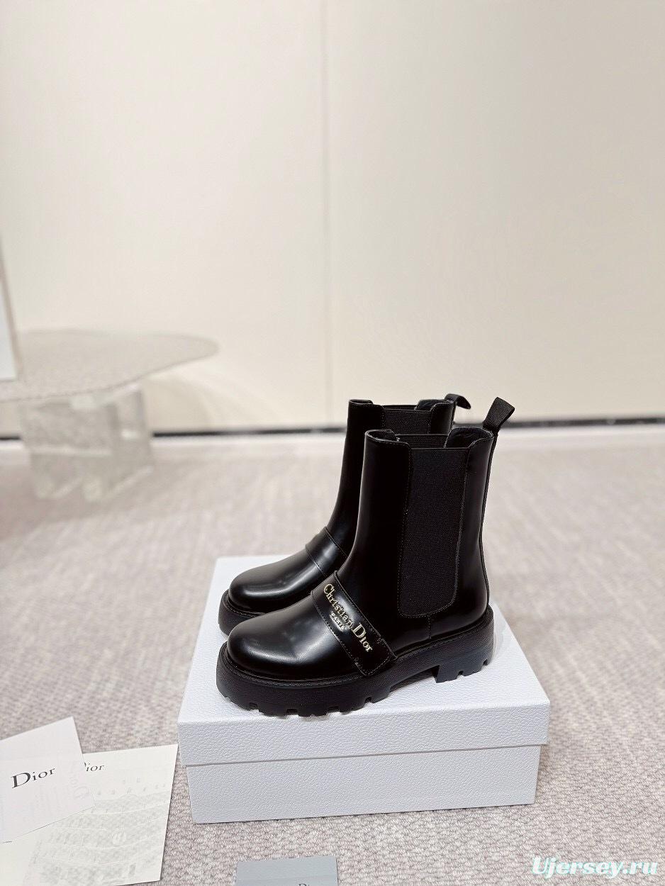 DIOR CHRONO Slip-On Motorcycle Boots - LY00340