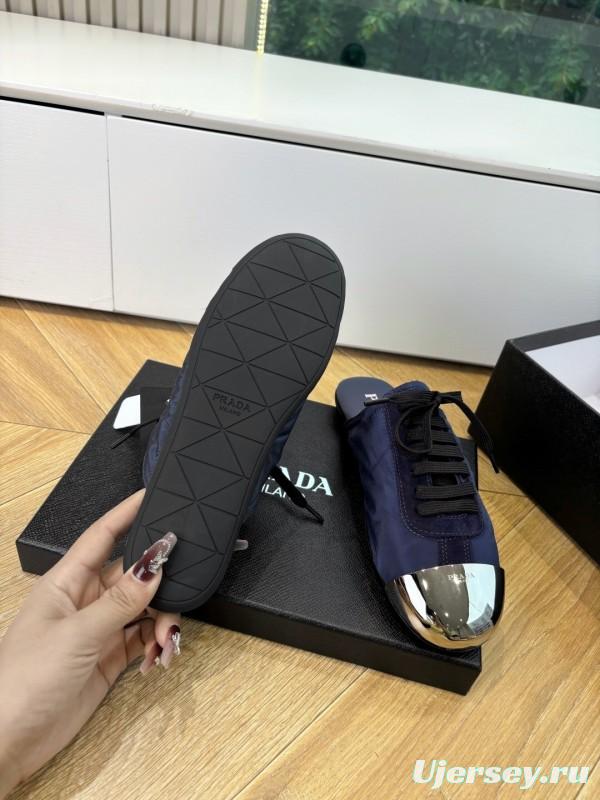 Prada 2025/SS Metal Toe Thin Sole Training Shoes Casual Shoes - LY00270