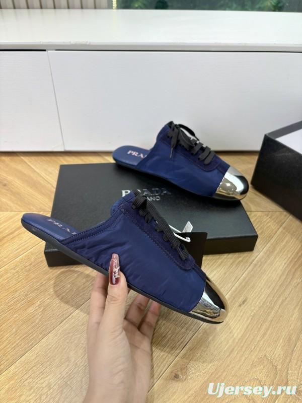 Prada 2025/SS Metal Toe Thin Sole Training Shoes Casual Shoes - LY00270