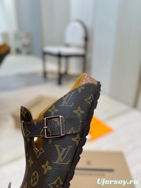 Louis Vuitton Boston Closed-Toe Soft Sole Mule Slippers - KFY00300