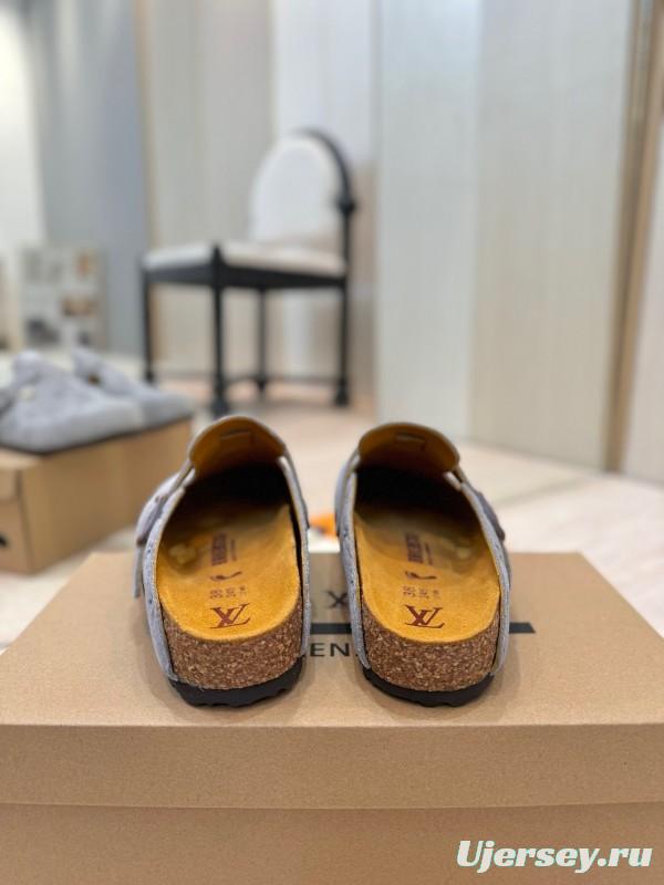 Louis Vuitton Louis Vuitton × BIRKENSTOCK Boston Soft Sole Mule Slippers - KFY00300