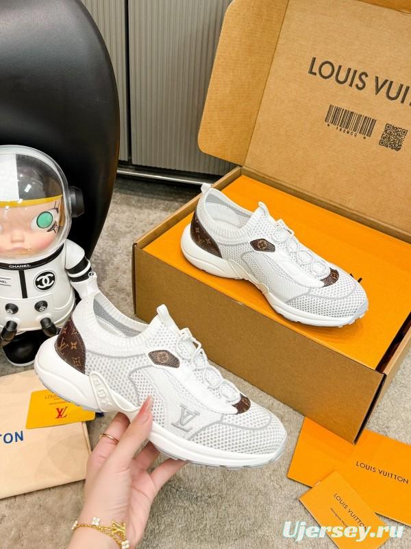 Louis Vuitton Olympia Series Knit Technology Unisex Casual Running Shoes - AS00291