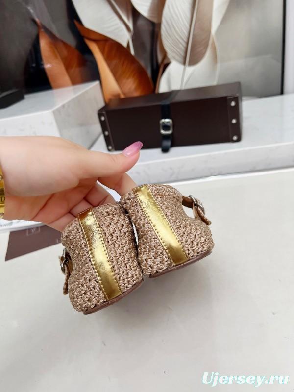 Alaia 2025/SS Knit Ballet Dance Shoes with Inner Height Increase - LY00310