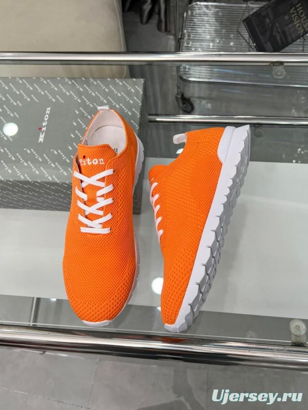 Kiton Four Seasons Classic Casual Knit Shoes - KFY00300