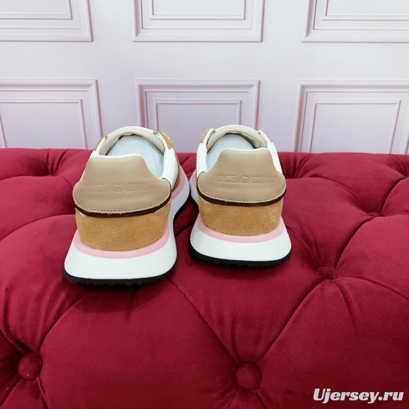 Dolce & Gabbana 2025 Spring Summer Collection Luxury Embroidered Logo Sneakers - AS00300