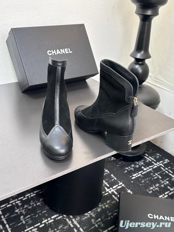 Chanel 2025 SS Short Boots Essential Fall Winter Fashion Item - LY00390