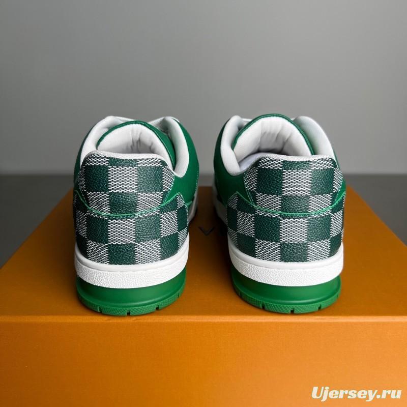 Louis Vuitton Signature Logo Casual Shoes with Imported Calfskin - YC