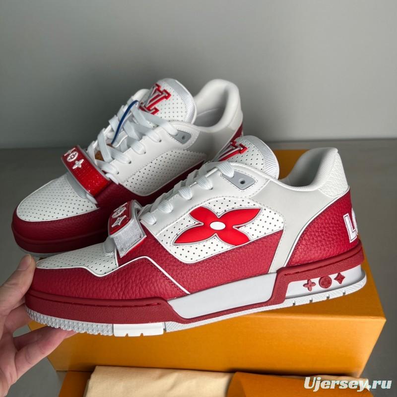 Lv 2025 Spring Summer Collection Premium Replica Signature Logo Sneakers - YC