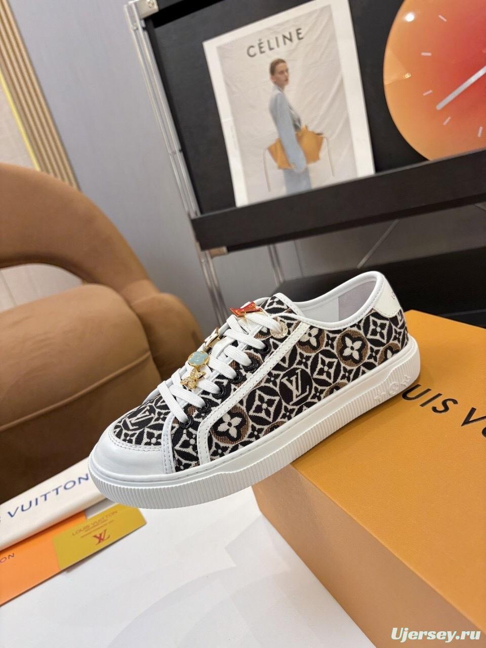 Louis Vuitton Lagoon Series Denim Sneakers with Buckle - AS00300