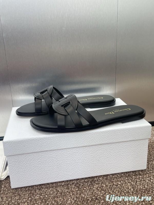 Dior D-Club Jelly Color Hollow Layered Cross-Strap Women Sandals - KFY00280