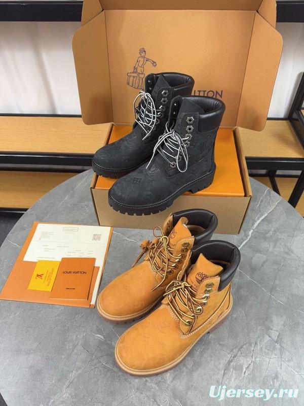 Timberland LV x Timberland Collaboration Monogram Ankle Boots - LY00380
