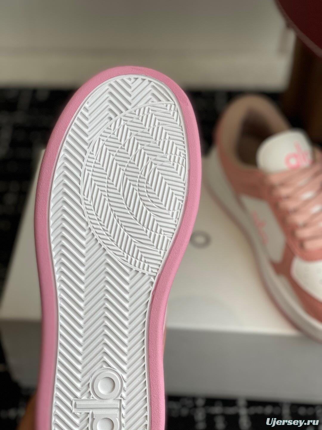 Alo 2025 SS Two-Tone White Sneakers Platform Comfort Casual Shoes - KFY00280