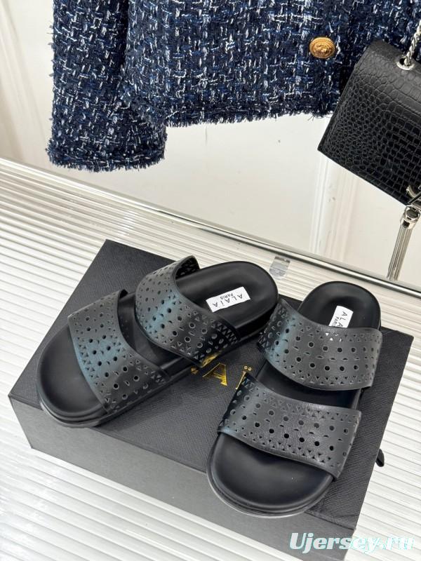Alaia 2025SS Hollow-Out Casual Sandals - KFY00260