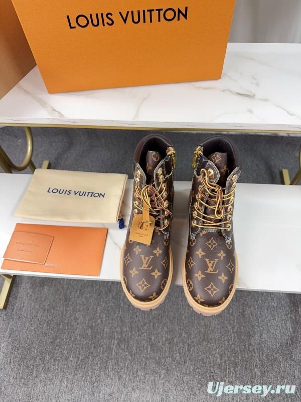 Timberland 6-Inch Monogram Ankle Boots Water-Resistant Suede Collaboration Edition - LY00380