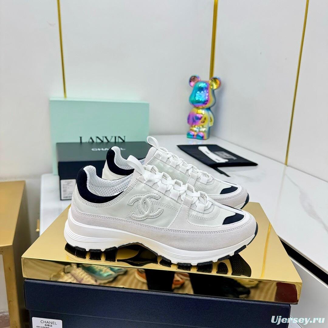 Chanel 2025 SS Thick Sole Casual Sneakers - LY00310