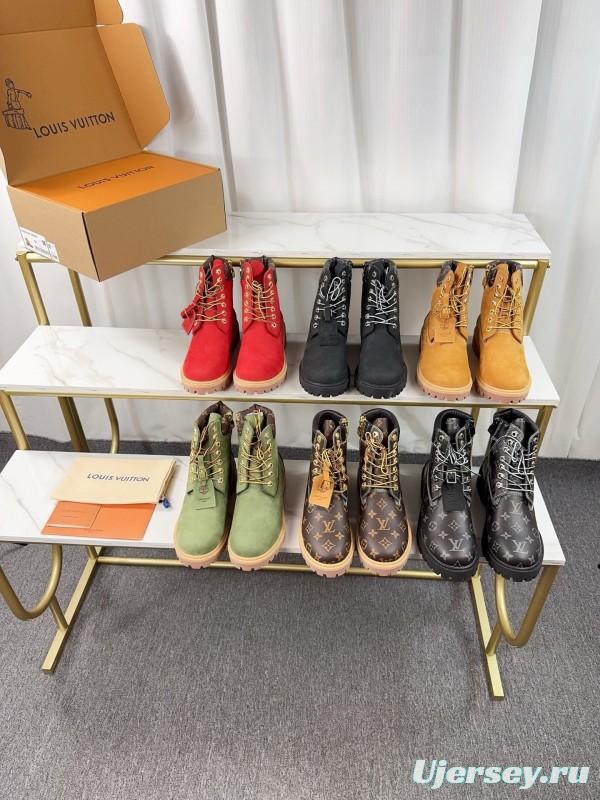 Timberland 6-Inch Monogram Ankle Boots Waterproof Suede Collaboration - LY00380