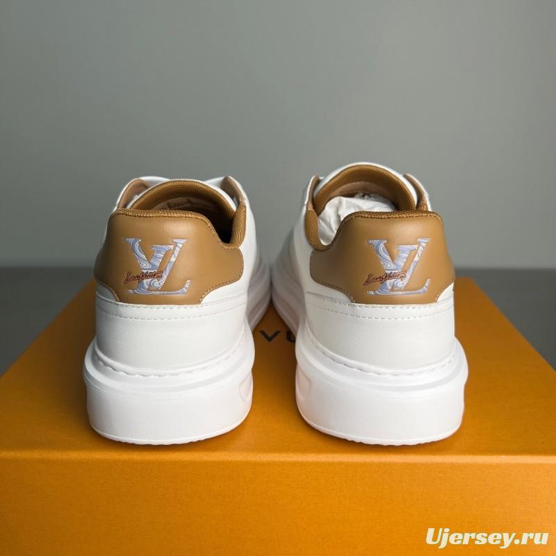 Louis Vuitton Beverly Hills Low-Top Fashion Sneakers Unisex Couple Style - YC