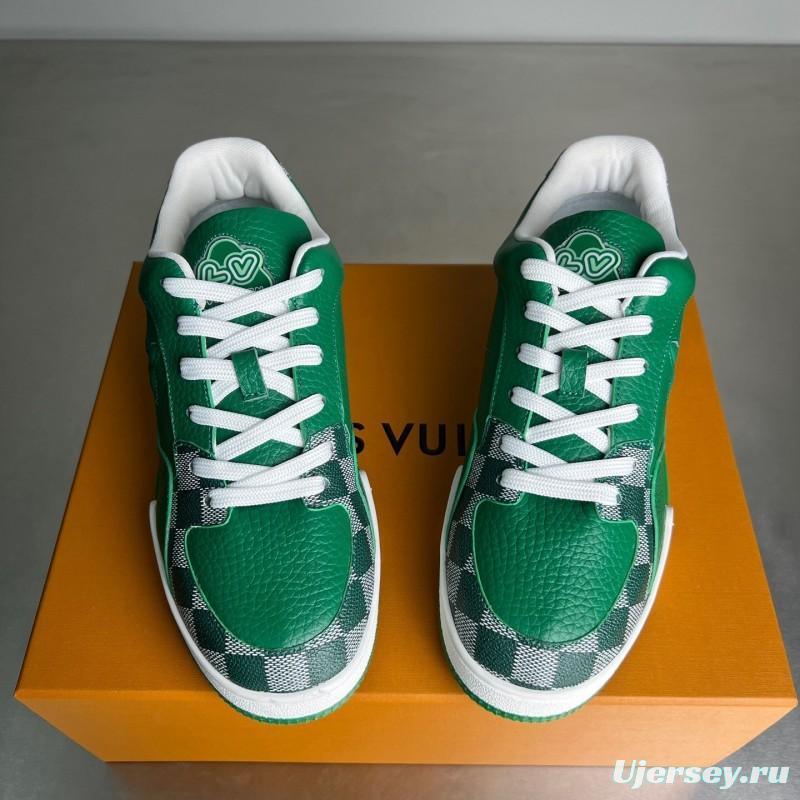 Louis Vuitton Signature Logo Casual Shoes with Imported Calfskin - YC