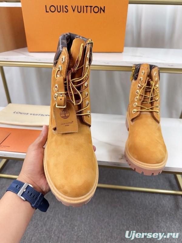 Timberland 6-Inch Monogram Ankle Boots Waterproof Suede Collaboration - LY00380