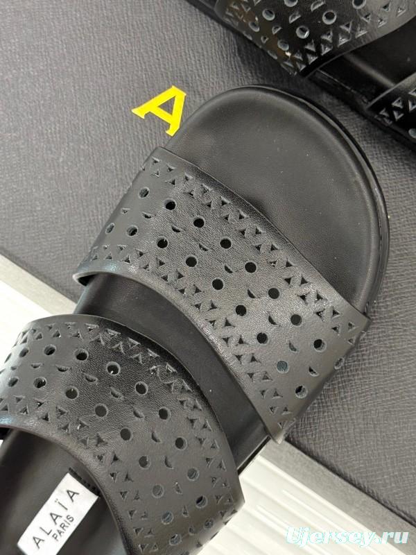 Alaia 2025SS Hollow-Out Casual Sandals - KFY00260