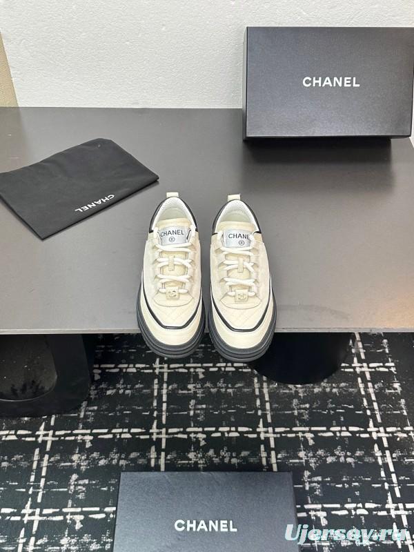Chanel 2025 SS Milan Runway Chunky Sole Sneakers - LY00320