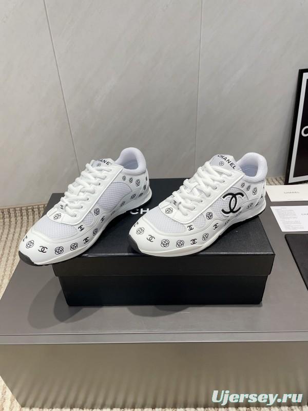 Chanel Silver Horn King II Casual Series Sports Shoes - KFY00330