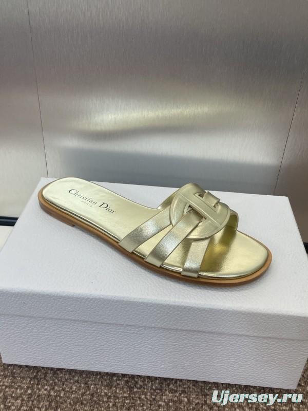 Dior D-Club Jelly Color Hollow Layered Cross-Strap Women Sandals - KFY00280