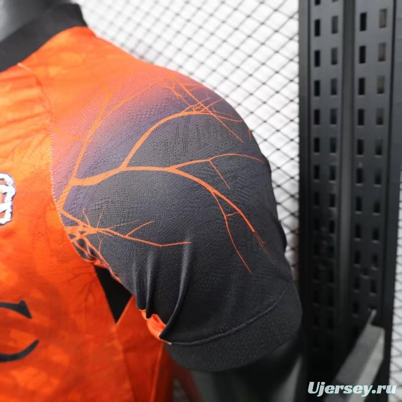 Player Version 25/26 Napoli Halloween Orange Jersey-Glow In Dark