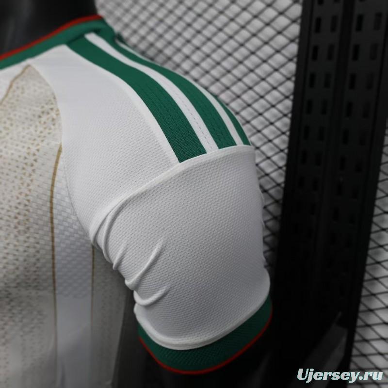 Player Version 2025 Algeria Home White Jersey