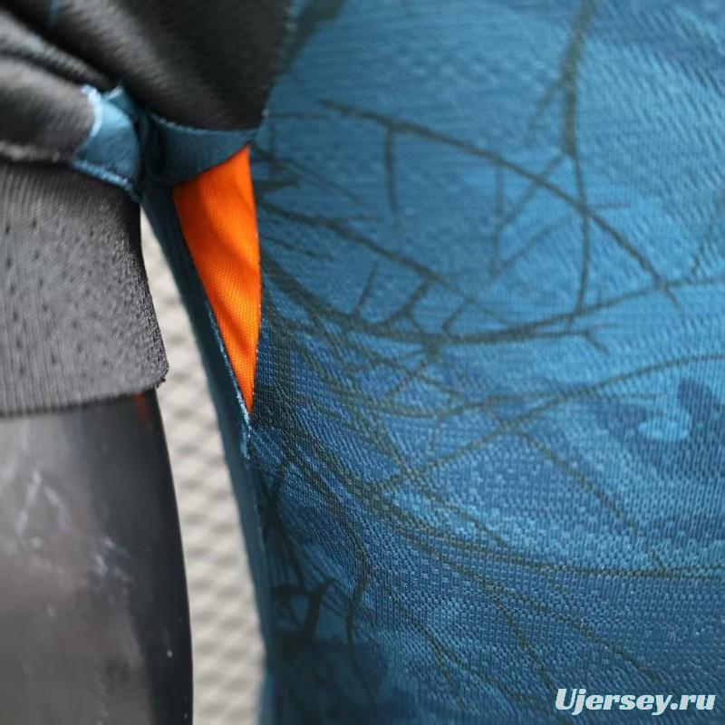 Player Version 25/26 Napoli Halloween Blue Jersey-Glow In Dark