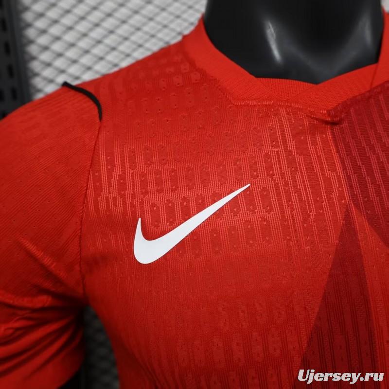 Player Version 2025 Canada Home Red Jersey