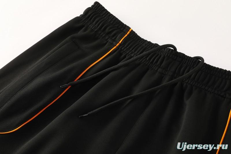 25/26 Roma Black Full Zipper Jacket+Long Pants