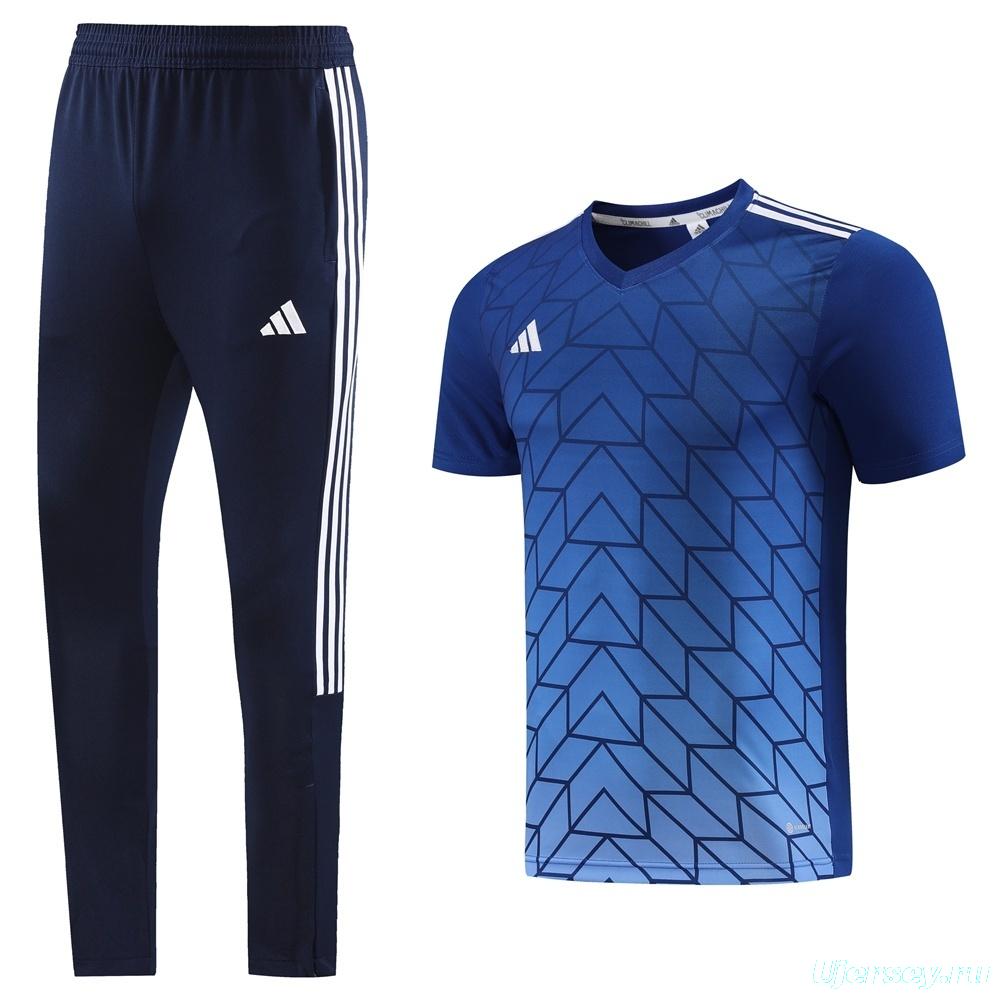 2025 Adidas Royal Blue Full Zipper Jacket+Long Pants