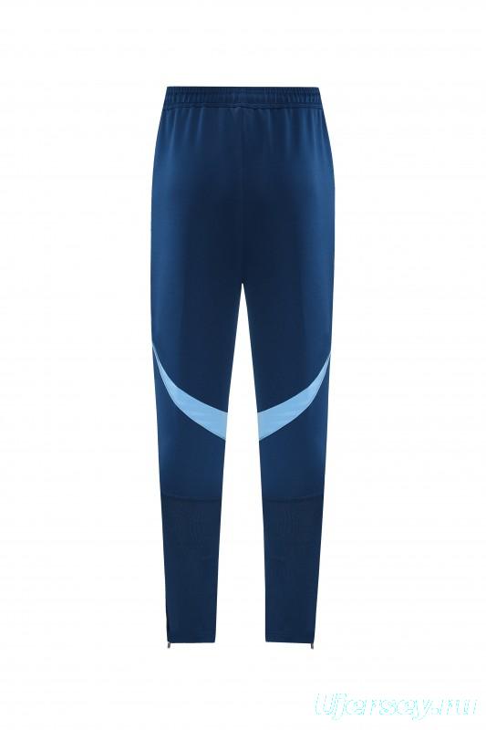 2025 Adidas Azure Blue Full Zipper Jacket+Long Pants