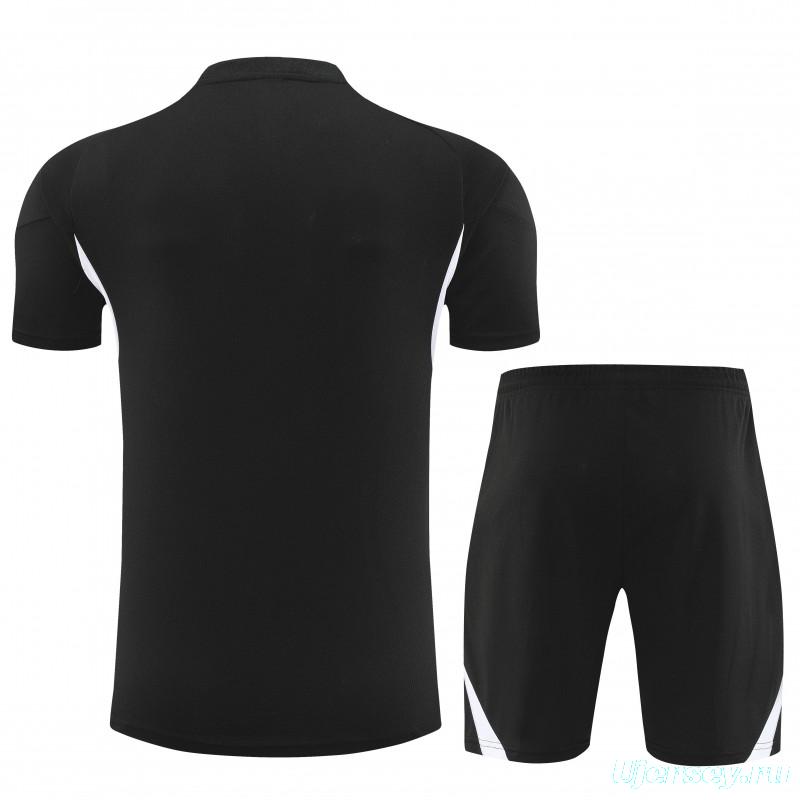 25/26 Liverpool Black Short Sleeve Jersey+Shorts